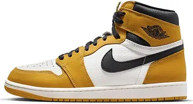 NIKE Air Jordan 1 Retro High OG Yellow Ochre (DZ5485-701, Yellow Ochre/Sail/Black)