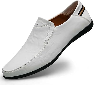 Loafer Premium Genuine Leather Men's Casual Shoes Slip On Mens Driving Penny Loafers for Men Lightweight Breathable