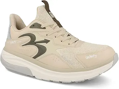 G-DEFY Energiya MenÔÇÖs Cross Trainer Shoe | Heel Support | VersoShock Technology for Pain Associated with Prolonged Standing or Walking | Arch Support | Diabetic Shoes | Wide Shoes | Free Orthotic