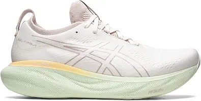ASICS Men's Gel-Nimbus 25 Running Shoes, 13, Cream/Fawn