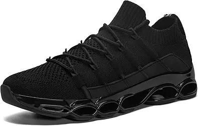 DYKHMATE Steel Toe Wide Shoes for Men Women Lightweight Safety Sneakers Fashion Work Shoes Comfortable Breathable Safety Toe Slip on Tennis Shoes