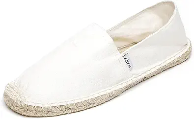 Altxic Men's Closed Toe Comfortable Canvas Slip on Flat Espadrilles
