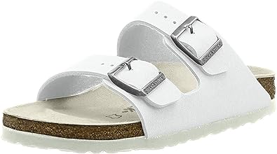 Birkenstock Arizona Unisex White Birko-Flor Sandal 42 / Unisex US Size 11-11.5