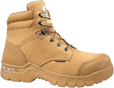 Carhartt Men's 6" Rugged Flex Waterproof Breathable Composite Toe Leather Work Boot