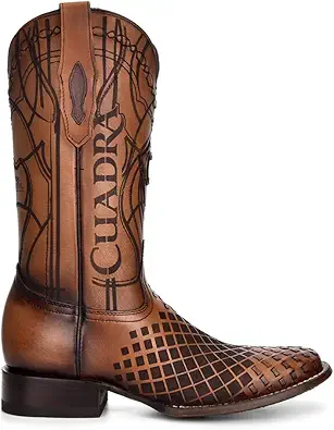 Cuadra Men's Rodeo Boot in Genuine Leather Brown