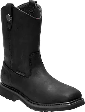Harley-Davidson Men's Altman Composite Toe Waterproof Leather Motorcycle Western Work Boot