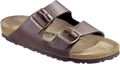 Birkenstock Unisex-Adult Arizona Soft Footbed Sandals, Brown, 6 (39 EU)