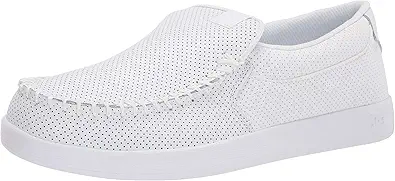DC mens Villain 2 Skate Shoe, White, 8.5 US