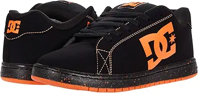 DC Men's Gaveler Low Shoe Skate, Black/Orange, 7.5