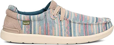 Sanuk Mens Shaka Lite 2 Loafers | Mens Shoes | Slip On Shoes for Men | Men's Slip-on Loafers | Removable Comfort Footbed