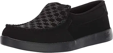 DC Men's Villain Slip On Low Top Slipper Casual Sneaker Shoe
