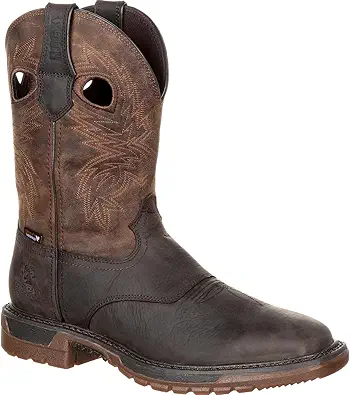 ROCKY Original Ride FLX Steel Toe Waterproof Western Boot