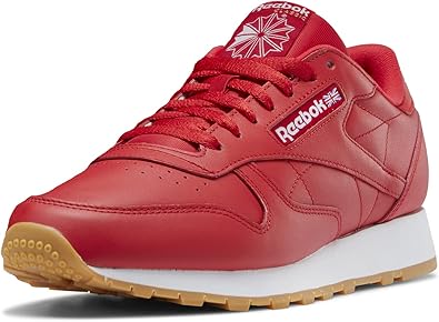 Reebok Unisex Classic Leather Sneakers Legacy, Vector Red/FTWR White Rubber Gum-03, 11 US Men