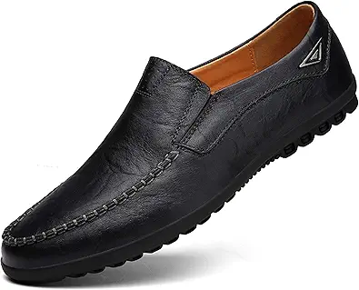 Go Tour MenÔÇÖs Casual Leather Fashion Slip-on Loafers Shoes
