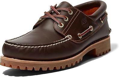 Timberland Men's Traditional Handsewn 3-Eyelet Classic Lug Boat Shoe