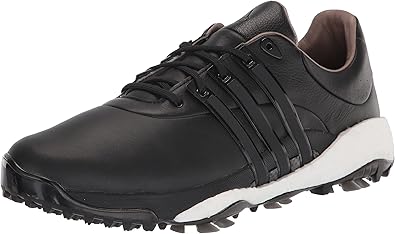 adidas Men's Tour360 22 Golf Shoes, Core Black/Core Black/Red, 11