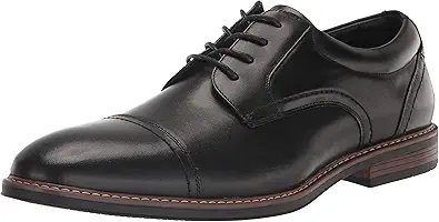 Nunn Bush Men's Centro Flex Cap Toe Oxford Dress Casual Leather Comfortable Lace Up