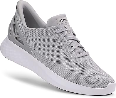 Kizik Shoes: Athens Comfortable Breathable Knit Slip On Sneakers, Convenient Hands Free | Walking Shoes for Men, Women and Elderly | Stylish, Orthopedic Shoes for Everyday and Travel