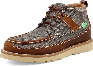 Twisted X Men's 4" Wedge Sole Casual Laced Eco TWX Moc Toe Shoes
