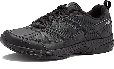 Avia Avi-Union II Non Slip Shoes for Men - Comfort Restaurant Work, Black or White Slip Resistant Shoes, Medium, Wide or Extra Wide