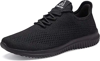 VAMJAM Men's Running Shoes Ultra Lightweight Breathable Walking Shoes Non Slip Athletic Fashion Sneakers Mesh Workout Casual Sports Shoes
