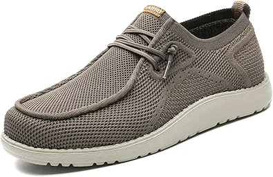 1TAZERO Wide-Shoes for Men-Slip on Walking-Loafers Casual-Shoes - Wide Width Comfortable Orthopedic Shoes for Men with Arch Support for Plantar Fasciitis