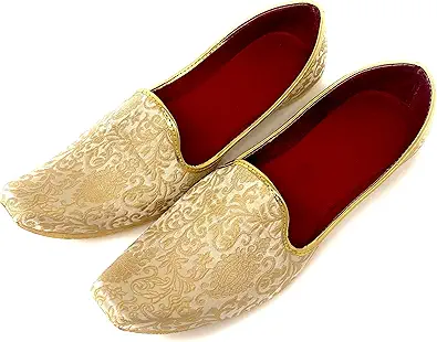 BombayFlow RANVEER Punjabi Jutti Indian Flats Handmade Shoes - Khussa Shoe, Indian Wedding, Sherwani, Kurta, Mojari Shoe