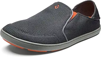 OLUKAI Nohea Mesh Men's Slip On Sneakers, Lightweight & Breathable Shoes for Everyday Wear, All-Weather & Enhanced Traction