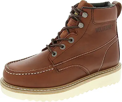 WOLVERINE Men's Moc-Toe 6" Work Boot
