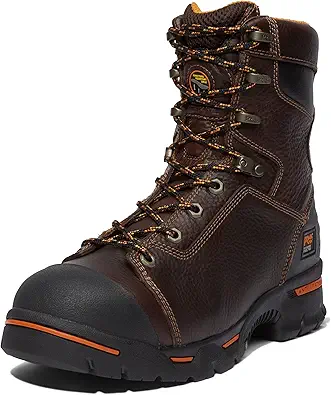 Timberland PRO Men's Endurance 8 Inch Steel Safety Toe Puncture Resistant Industrial Work Boot