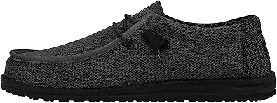 Hey Dude Men's Wally Stretch | Men's Loafers | Comfortable & Light-Weight
