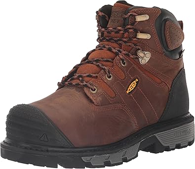 KEEN Utility Men's Camden 6" Composite Toe Waterproof Internal Metatarsal Guard Heavy Duty Work Boot
