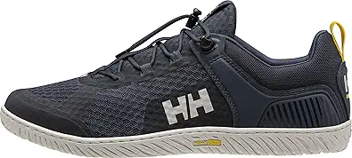 Helly-Hansen Mens HP Foil V2 Lightweight Breathable Sailing Watersports Shoes, 597 Navy/Off White - 10