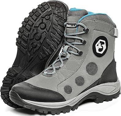 Foxelli Wading Boots ÔÇô Lightweight Fly Fishing Boots for Men, Rubber Sole Wading Shoes
